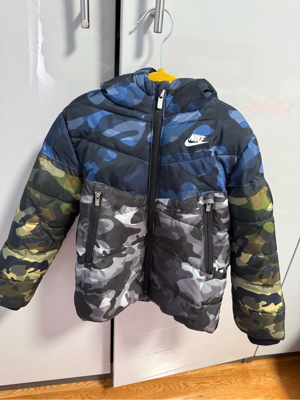 3-4T Nike Kids Camo Colorblock Puffer Jacket - Picture 2 of 9